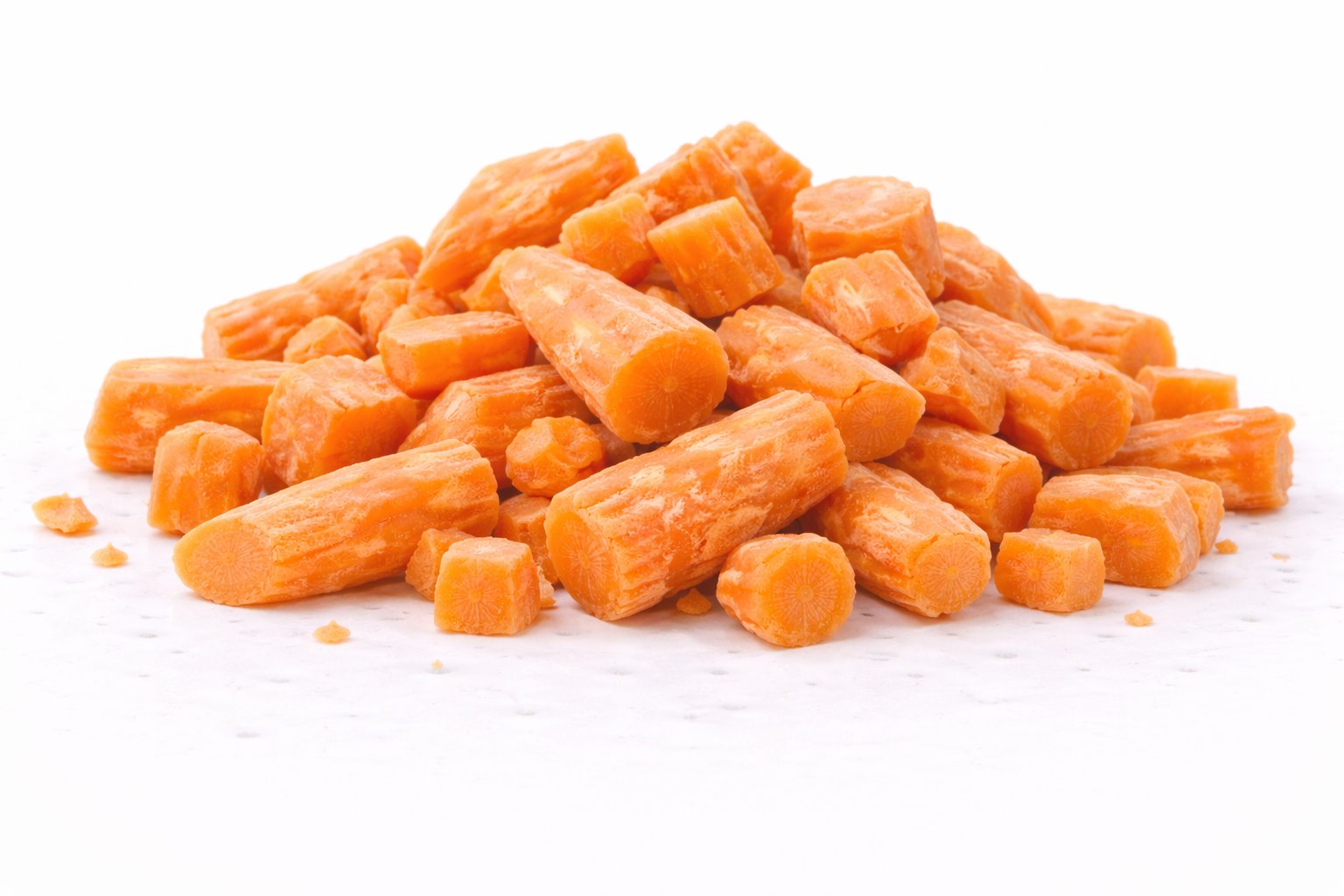 IQF Carrot Rustic 19x14mm Natural Length