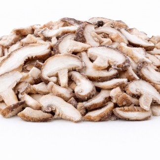IQF Mushroom Shiitake Sliced 5mm Unblanched
