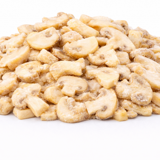 IQF Mushroom Sliced 5mm Scalded 40mm 1st Choice Industrial