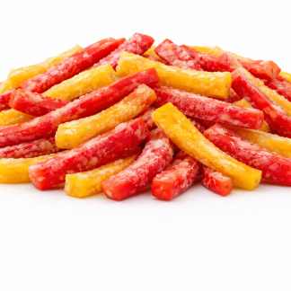 IQF Pepper Mixed (Red and Yellow) Sliced 5-7mm by Nat Length