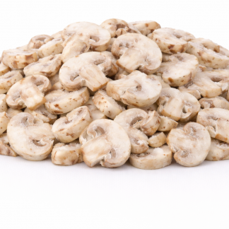 IQF Mushroom Sliced 5mm Unblanched 40mm 1st Choice