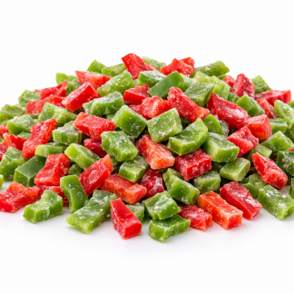 IQF Pepper Mixed (Green and Red) Diced 10mm