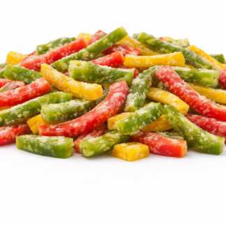 IQF Pepper Mixed (Green, Red and Yellow) Sliced 7mm
