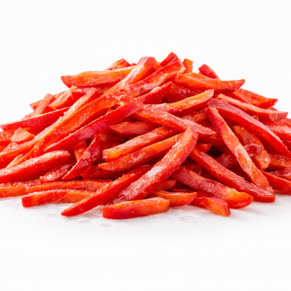IQF Pepper Red Sliced 10mm by Nat Length