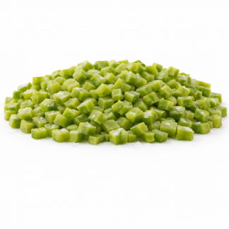 IQF Pepper Green Diced 6mm
