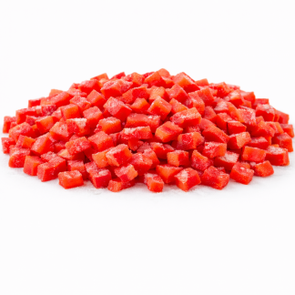 IQF Pepper Red Diced 10mm