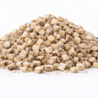 IQF Diced Chestnut Mushrooms Unblanched 6x6x9mm