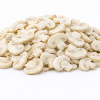 IQF Mushroom 1st Sliced 40/7mm Unblanched