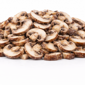 IQF Portobello Mushroom Sliced Unblanched 6mm (Cap 70mm)