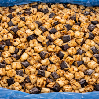 IQF Aubergine Grilled Diced 20mm