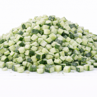 IQF Organic Cucumber Diced 10mm