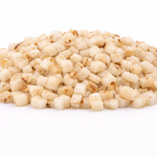 IQF Organic Onion White Diced Grilled 10mm