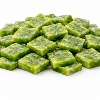 IQF Organic Pepper Green Diced 20mm