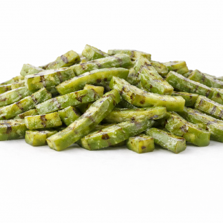 IQF Organic Pepper Green Sliced Grilled 6mm